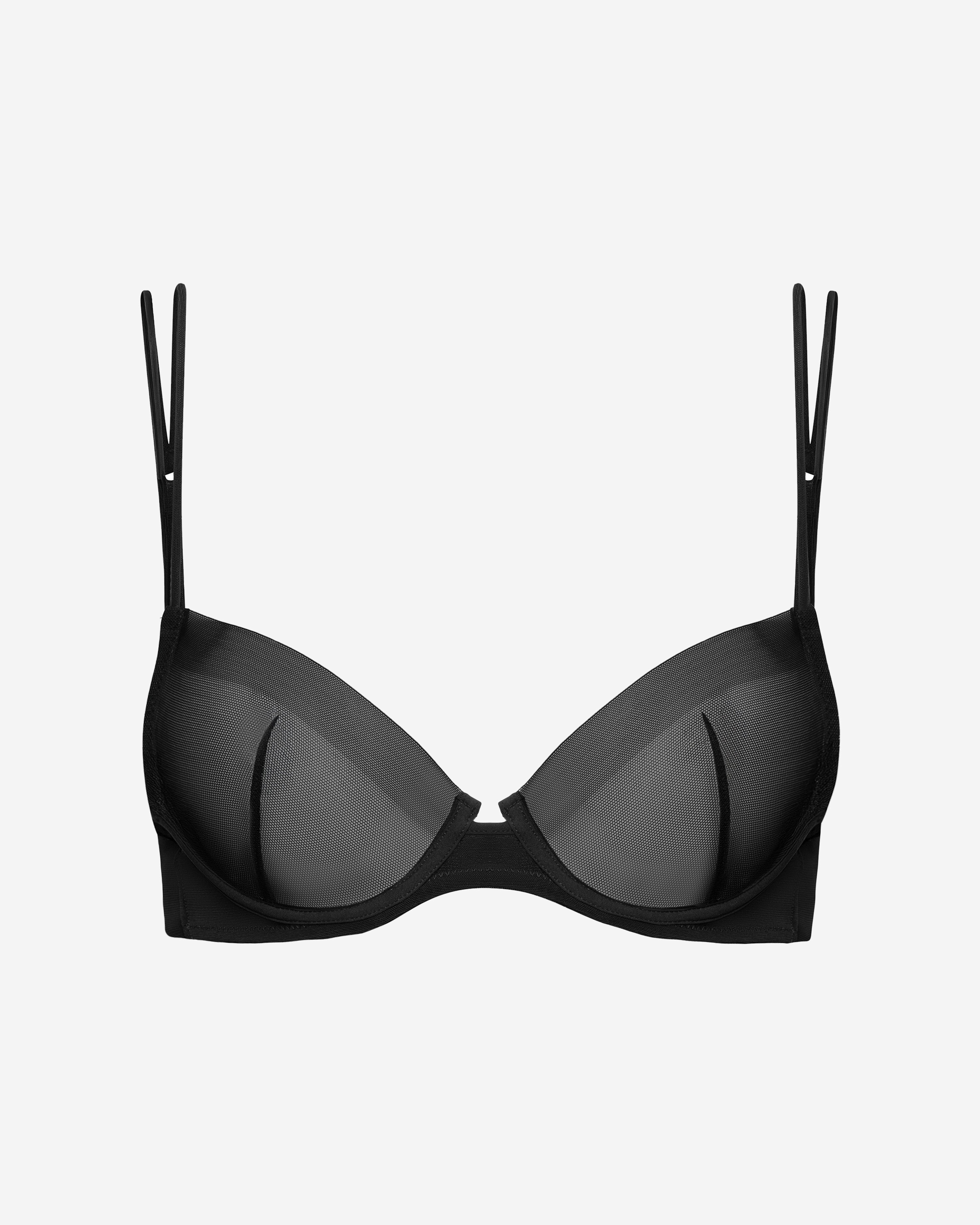 Sheer Mesh Underwire Bra