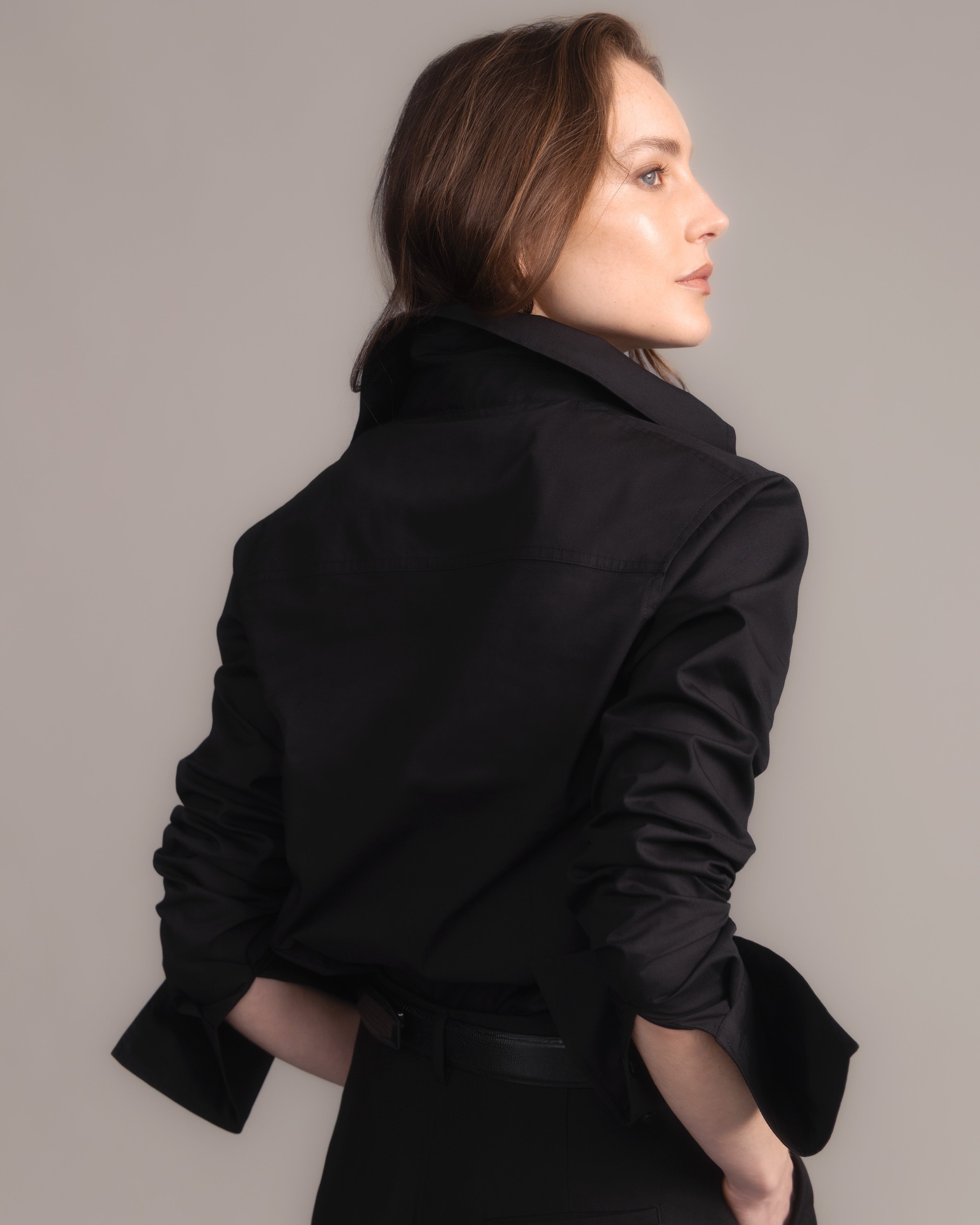 Cotton Poplin Fitted Shirt