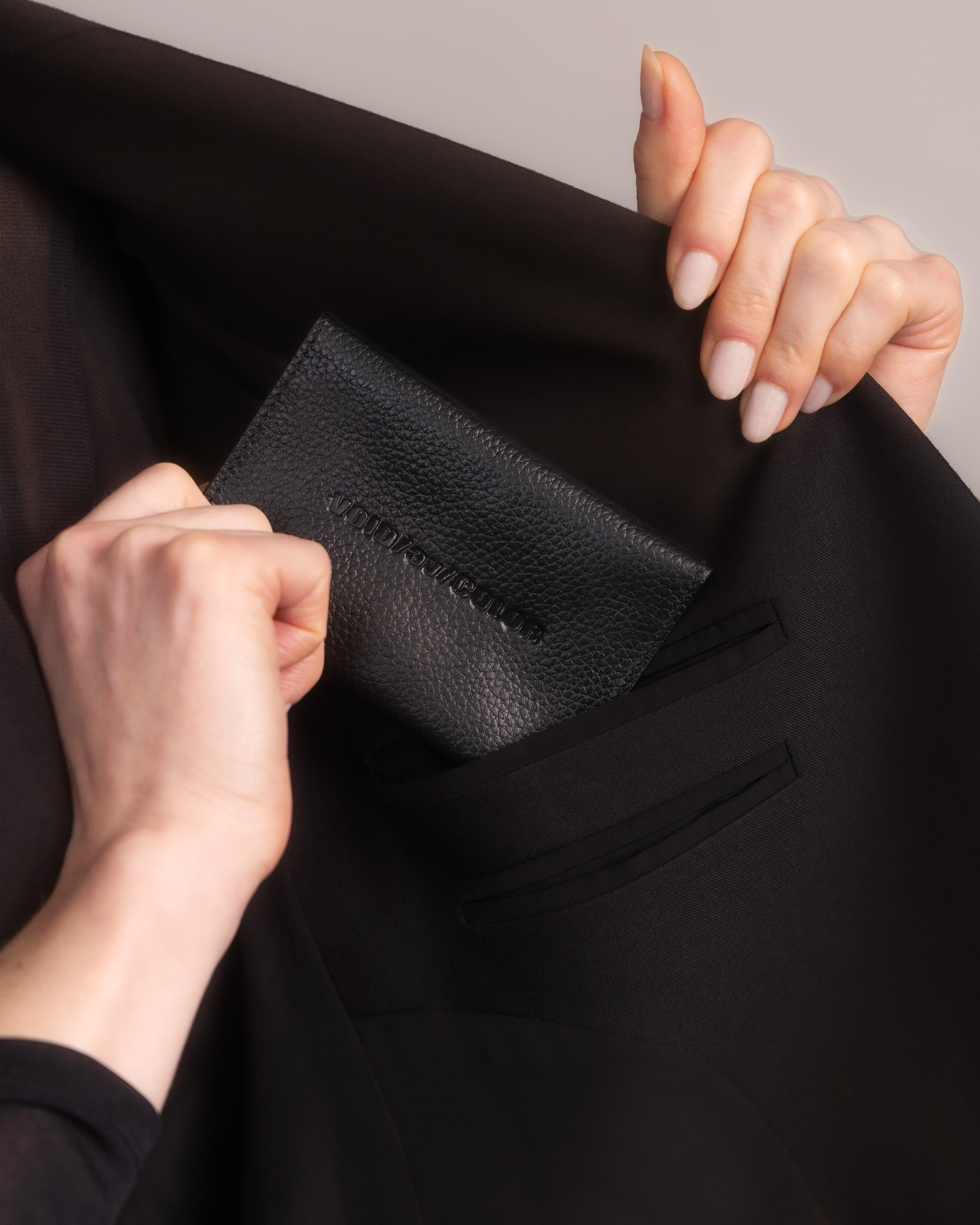 Gabardine Oversized Double-Breasted Blazer