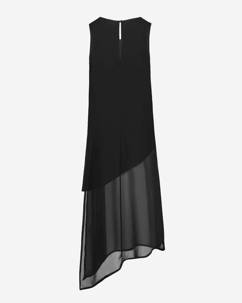 Chiffon Asymmetric Hem Tunic