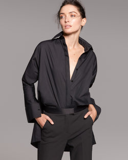 Cotton Poplin Oversized Shirt