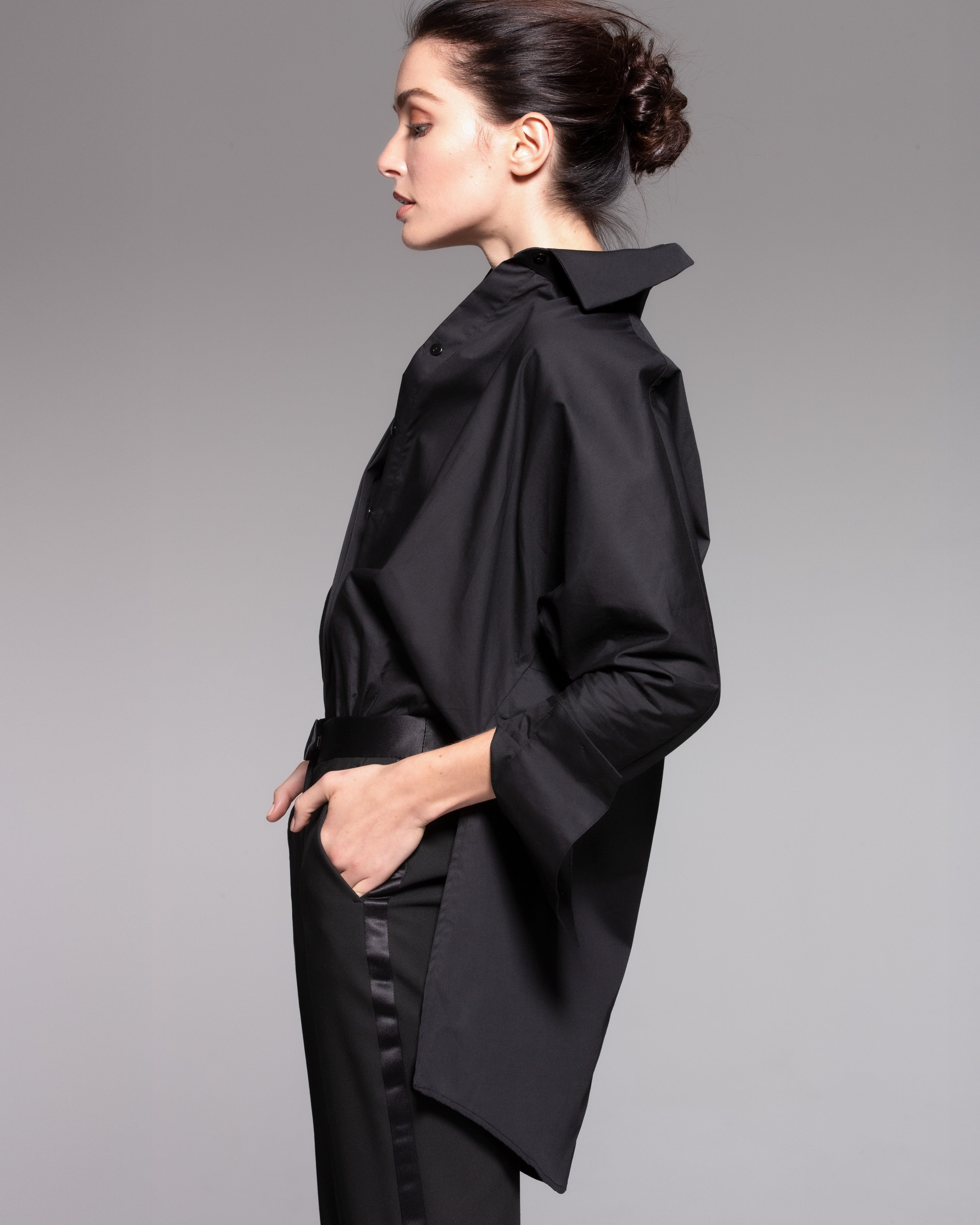 Cotton Poplin Oversized Shirt