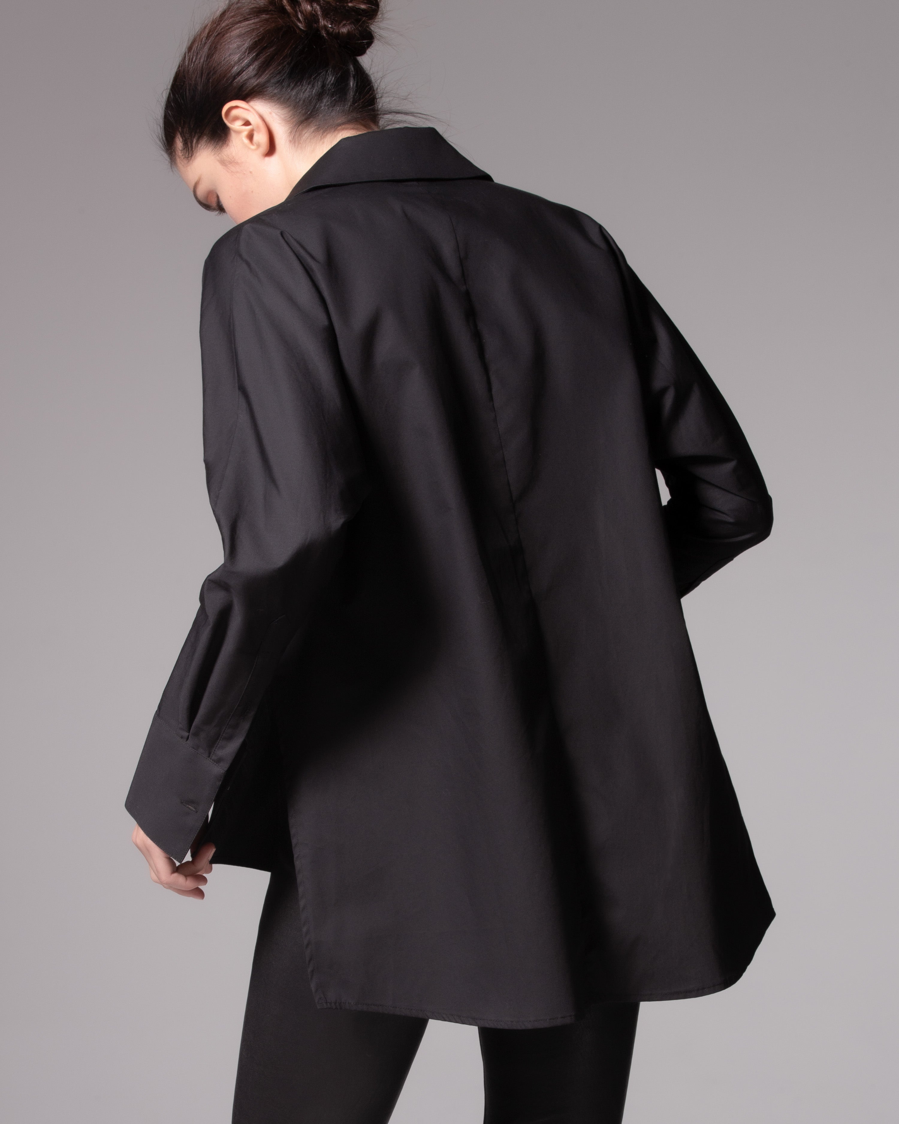 Cotton Poplin Oversized Shirt