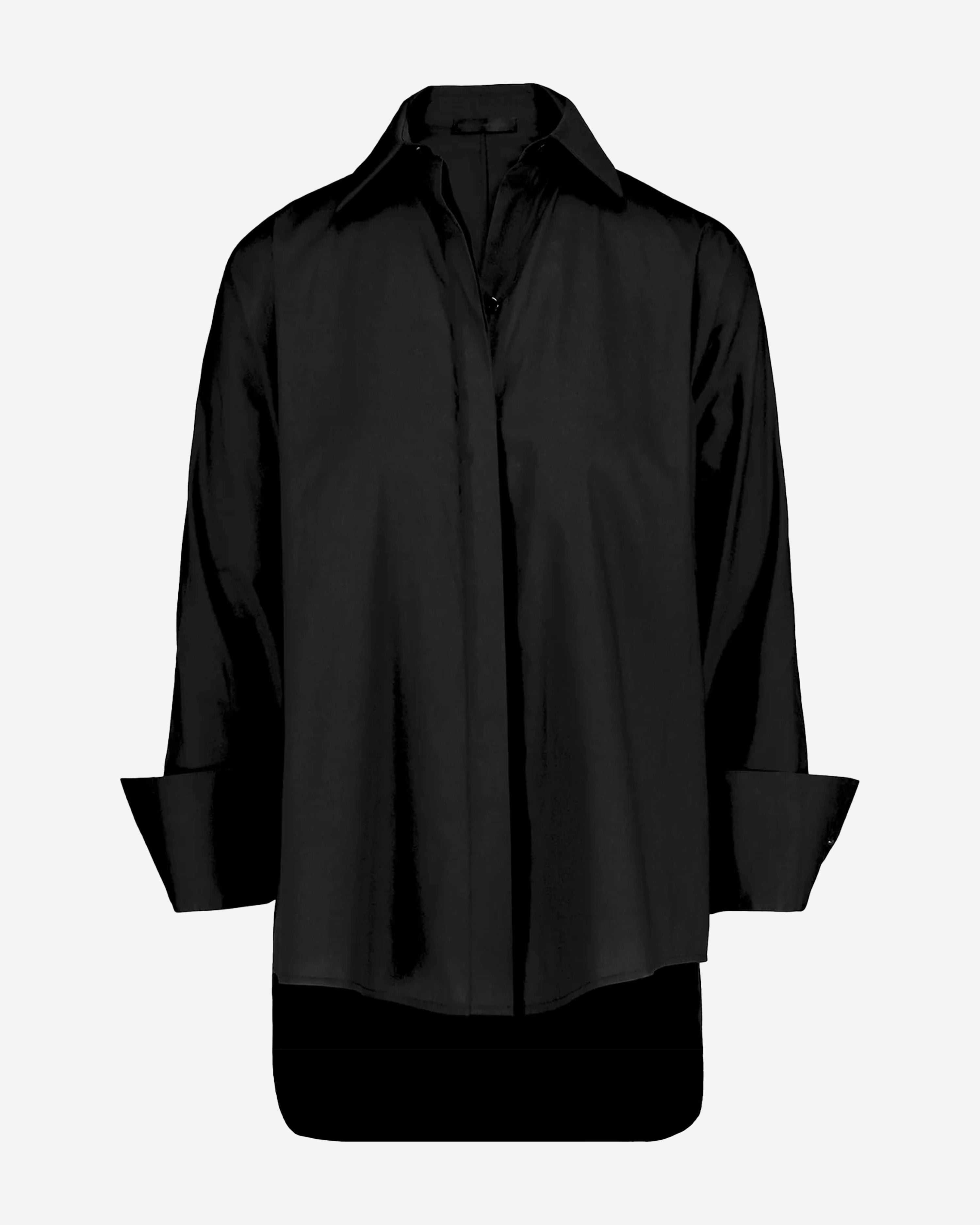 Cotton Poplin Oversized Shirt