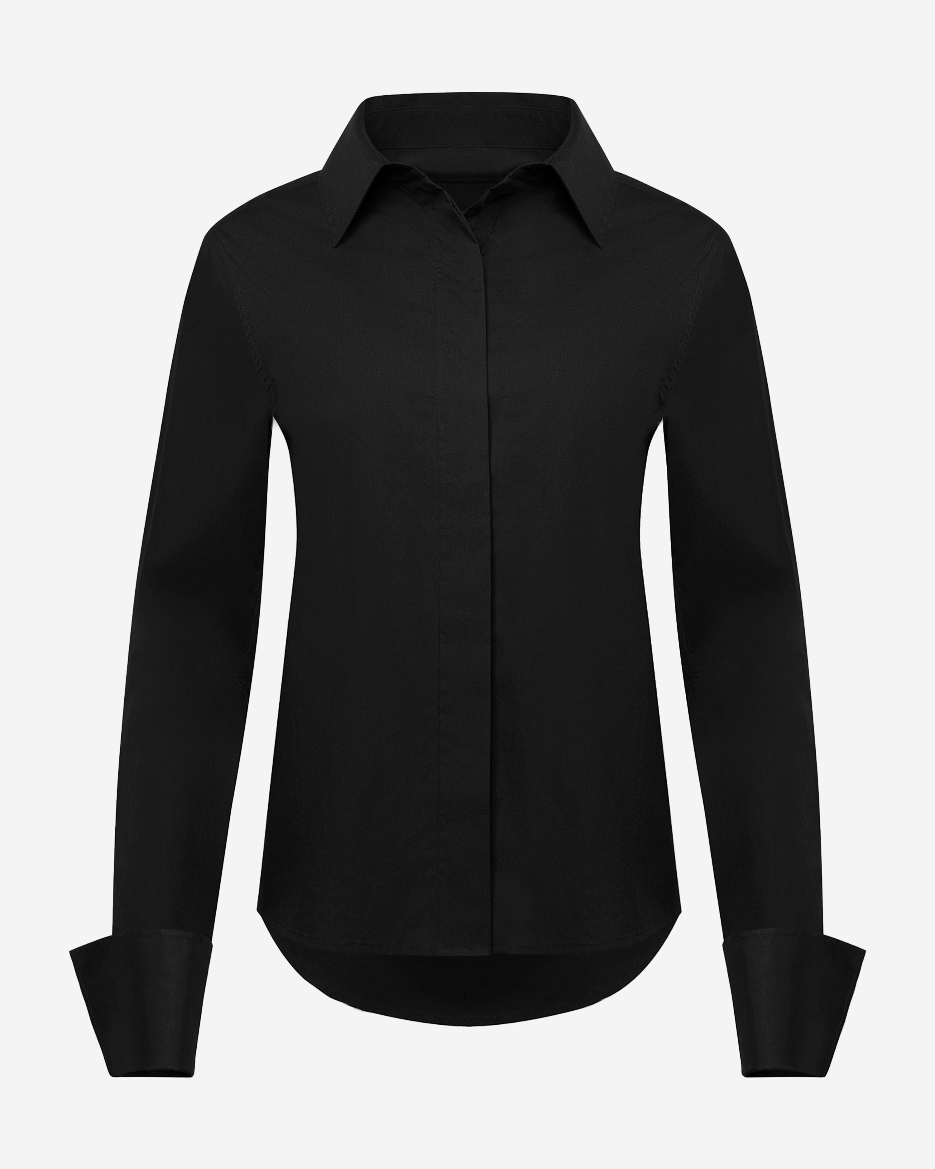 Cotton Poplin Fitted Shirt