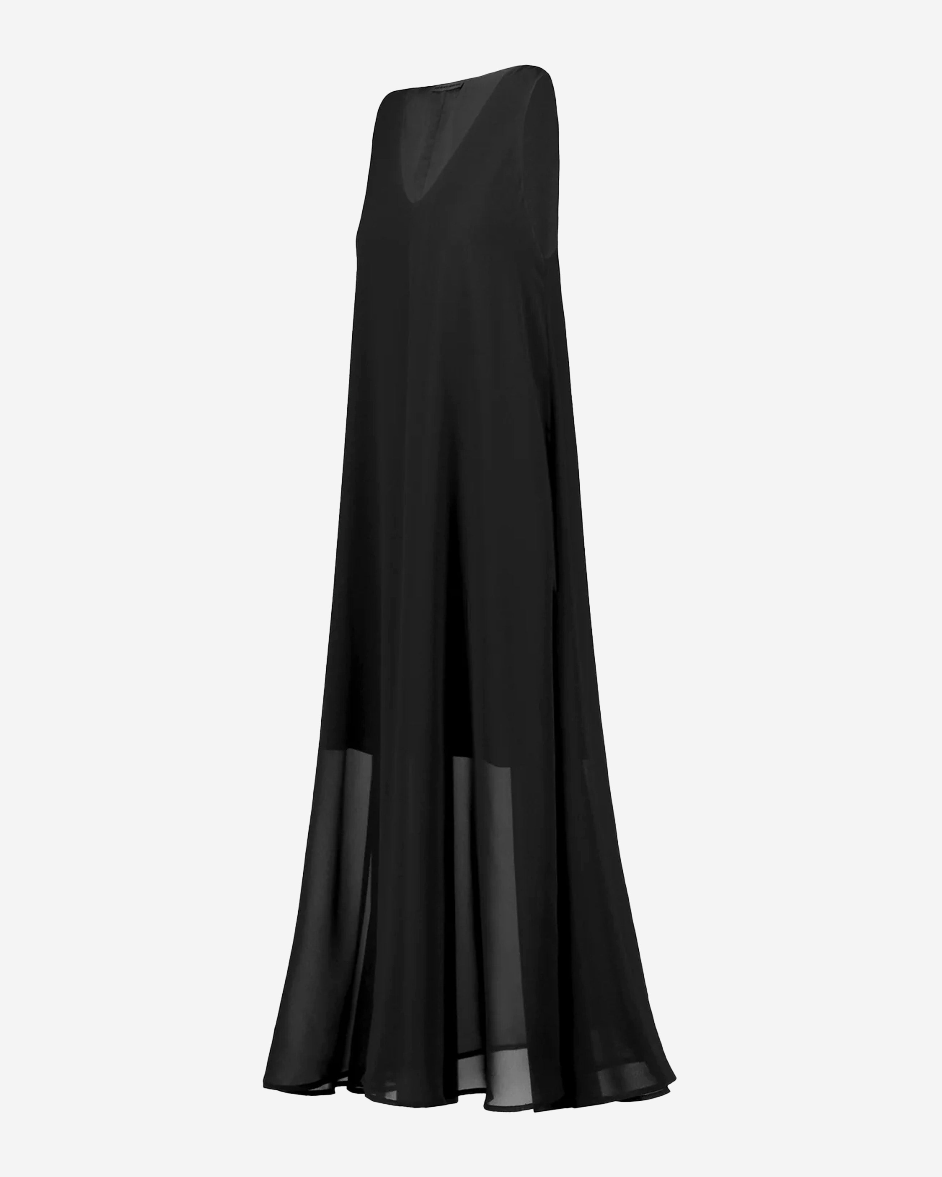 Chiffon Overlay Maxi Dress