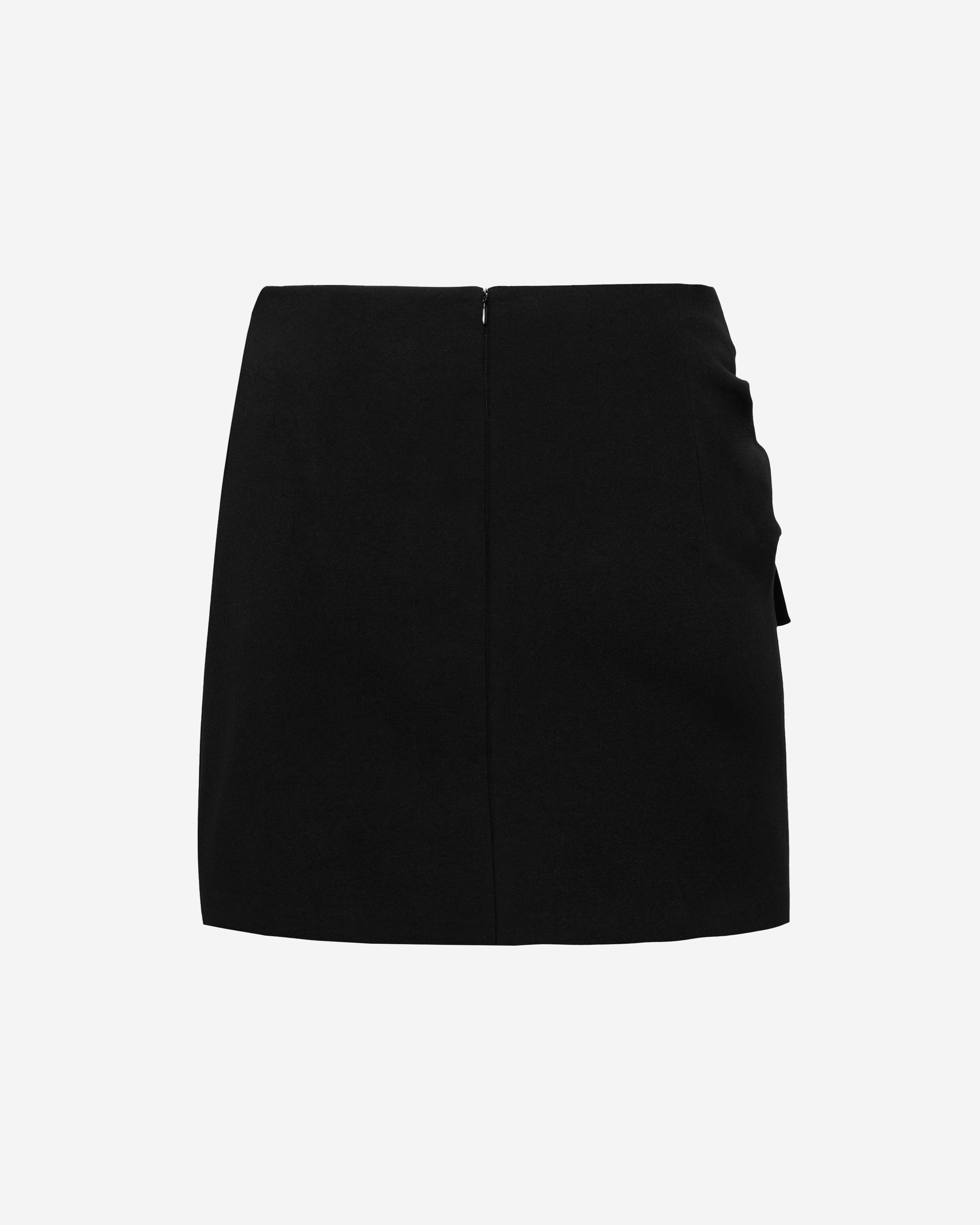 Power Knit Wrap Mini Skirt